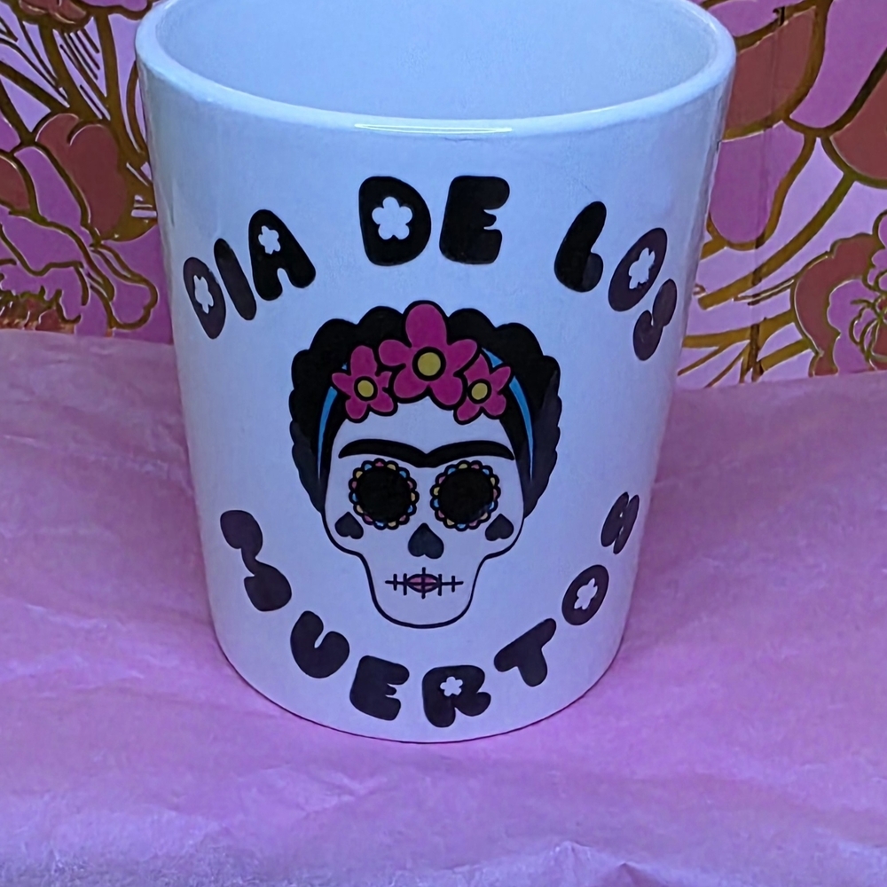 Dia de los Muertos White Mug